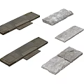 Diverse Step Landscape With Wooden And Stone Textured Treads For Outdoor Spaces