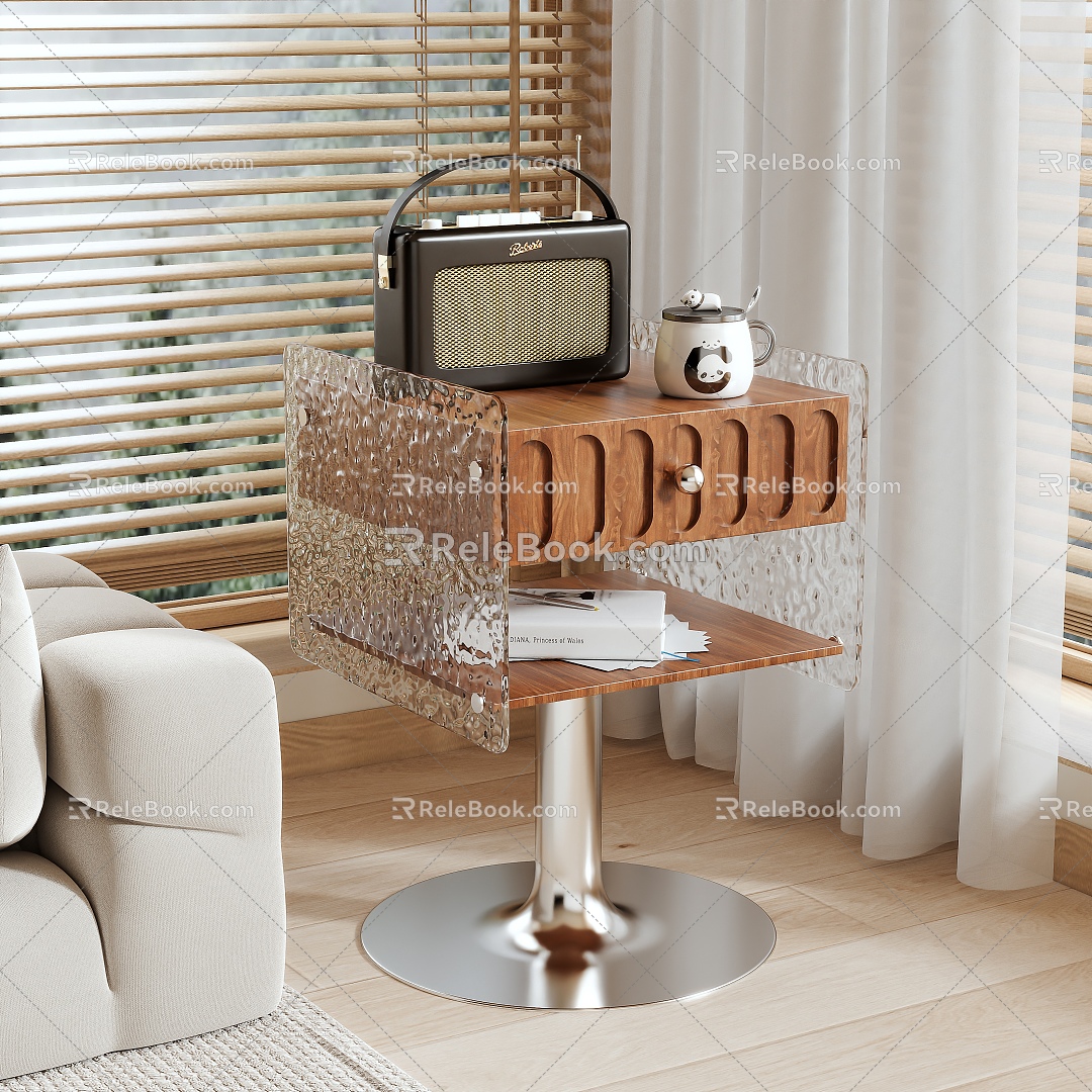 Side table 3d model