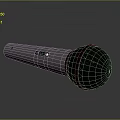 Microphone Amplifier Capacitor Microphone High-end Microphone Wheat Desktop Microphone Broadcasting Microphone 3d model