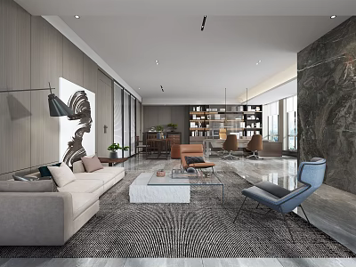 The Modern Office 3d model