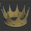 Modern Crown Crown Crown Crown Crown Home Ornaments 3d model