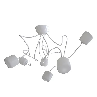 Modern chandelier monomer 3d model
