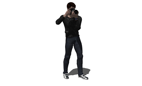 modern man 3d model