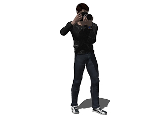 modern man 3d model