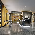 Modern Book Art Interior Design With Stylish Bookshelves And Art Display Areas