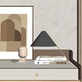 Modern table lamp 3d model