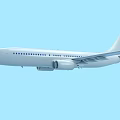 White Modern Passenger Airplane With Twin Engines And Fuselage Windows In Flight
