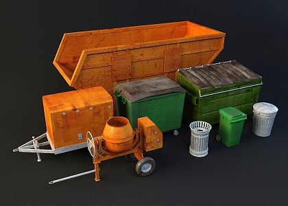 Industrial LOFT bin 3d model