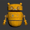 Robot Assistant Small Robot Butler Robot Butler Figure Game Figure 3d model