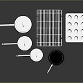 Essential Kitchen Cookware Set With Covered Pots Metal Rack Muffin Pan And Frying Pan