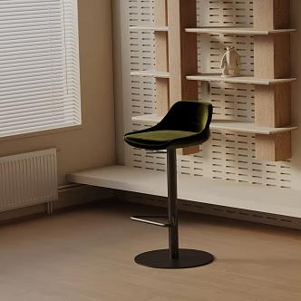 Modern Bar Chair 3d model