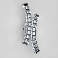 Modern Crystal Wall Lamp With Cross Design And Decorative Lighting