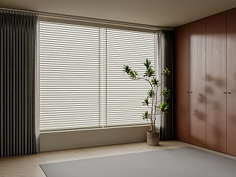 Modern Curtains 3d model