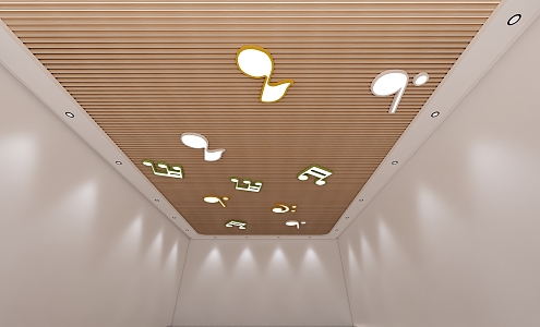 Now the ceiling children's roof 3d model