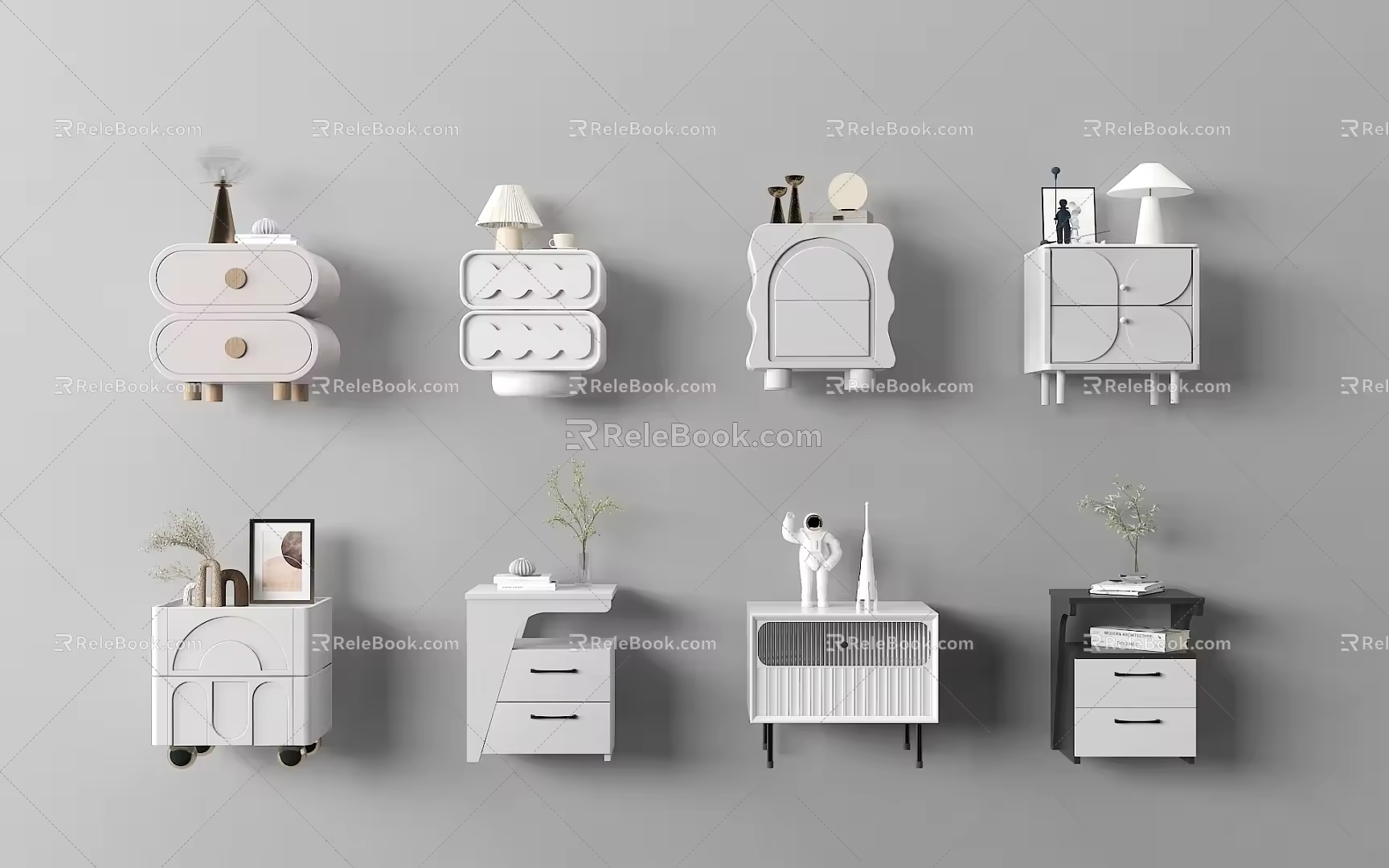 Bedside table 3d model