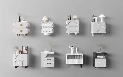 Bedside table 3d model