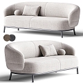 Modern double sofa 3d model