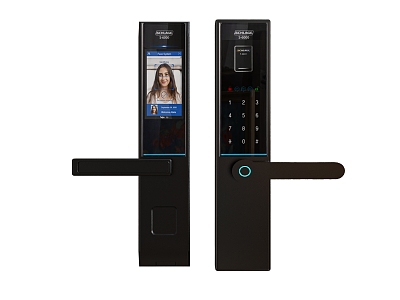 Modern smart lock fingerprint lock password lock 3d model