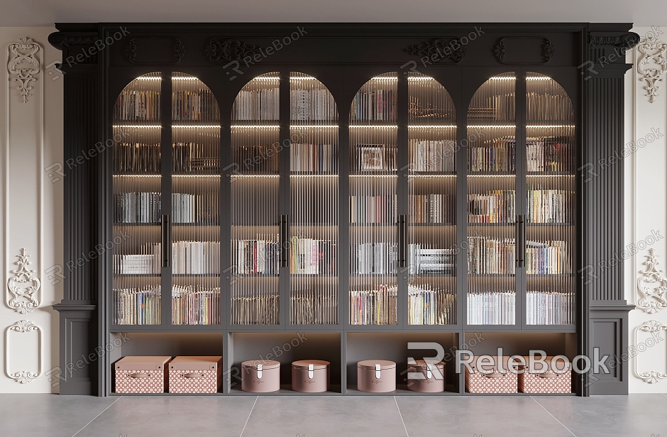 French Bookcase model