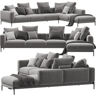 Sofa Flexform Romeo 3d model