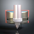 Industrial Mechanical Component With Metal Casing Heat Sink And Cylindrical Structure