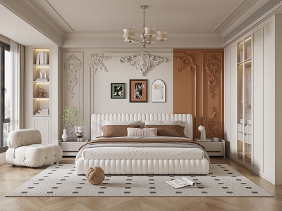 Cream French Style Bedroom model