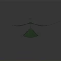 Green Mesh Hammock Furniture With Sturdy Frame For Comfortable Outdoor Relaxation Use