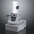 Modern Mechanical Device With Cylindrical Top Base Structure And Control Unit