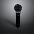 High Quality Black Handheld Microphone Professional Audio Electronic Device For Speech And Recording