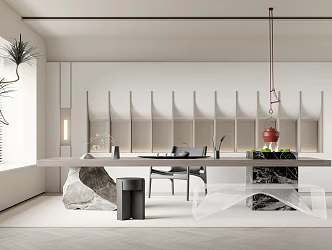 Modern Tea Room 3d model