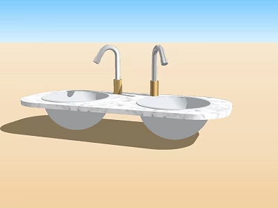 Modern wash basin sink 3d model Modern wash basin sink 3d model