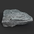 Natural Rock Formation Featuring Textured Surface And Cracked Details In Outdoor Setting