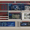 Traffic Monitoring Platform Management System With Multiple Screens And Real Time Data