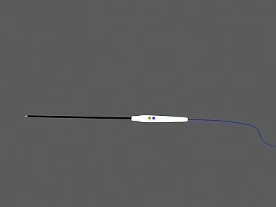 Modern monopolar electrocoagulation hook needle holder 3d model