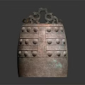Ancient Bronze Musical Bell And Artistic Painting Tools Collection