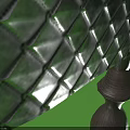 Silver Woven Texture Long Sleeve Clothes On Mannequins With Green Background