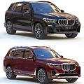Different Colored SUV Cars Showcased In White Black Blue And Red