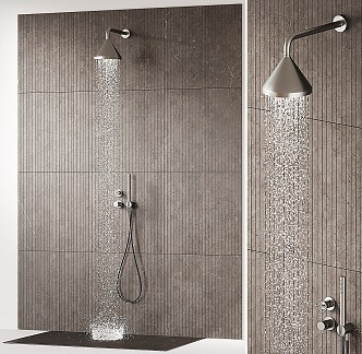 Modern Shower 3d model