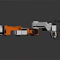 Modern Mechanical Arm Heavy Duty Robot Arm Robot Arm 3d model