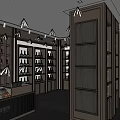 Xin Mao Xiang Tobacco And Alcohol Store With Shelves Product Displays And Reception Counter
