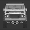 Silver Vintage Pickup Truck With Open Bed Front Grille And Rugged Design