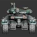 Cartoon Tank Modern Tank 3d model