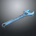 Pipe pliers wrench tool hardware tools processing tools furniture realistic 3d model