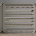 Gypsum Carved Lines 3d model