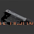 modern pistol semi-automatic pistol automatic pistol modern weapon 3d model