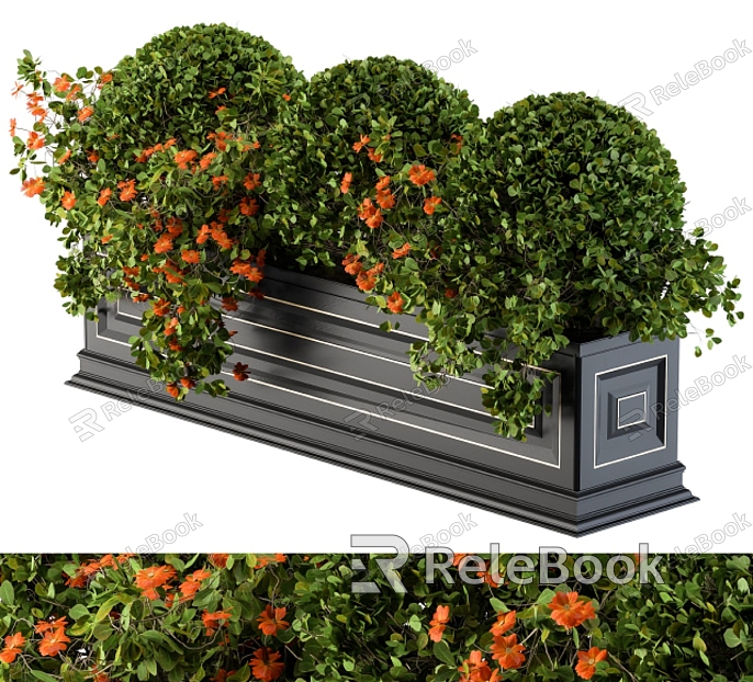 plant potted plant bonsai potted flower pot flower tank green plant flowers and plants landscape shrubs flower bushes model