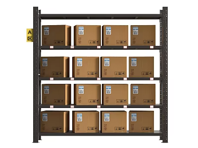 Industrial wind shelf 3d model