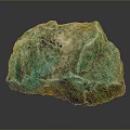 Natural Turquoise Raw Stone Showing Green Yellow Rough Surface Texture