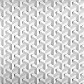 White and Gray Hexagonal Geometric 3D Pattern Modern Wall Decor