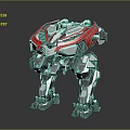 Mech Warrior Mech Soldier Machine Battlearm Mechanical Battlearm Machine Fighter Robot 3d model